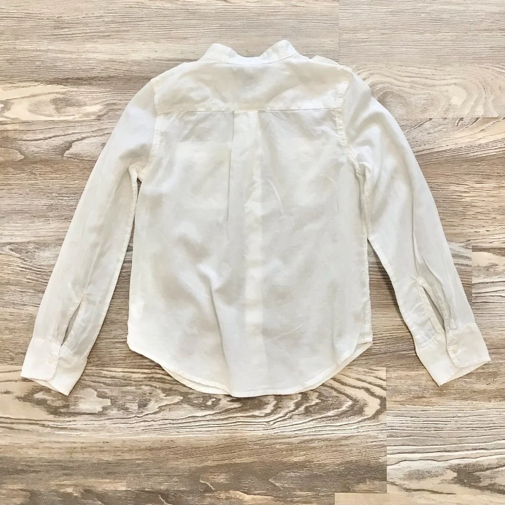 Polo Ralph Lauren White Long Sleeve Button Down Shirt 7 - Picture 6 of 11